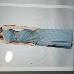 DAVID'S BRIDAL One-Shoulder Bridesmaid Dress